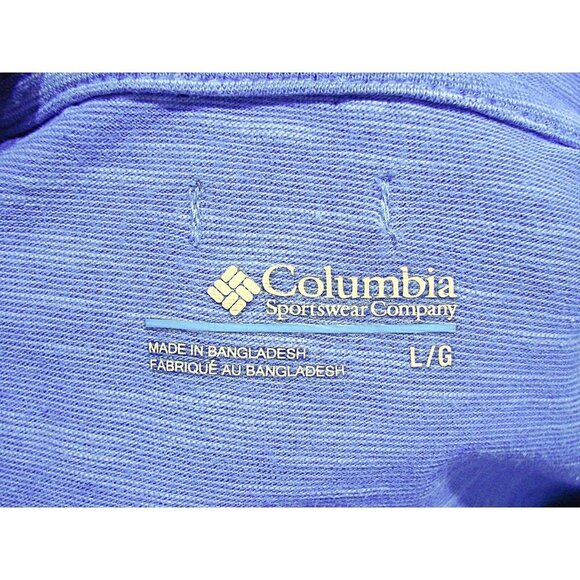 Columbia Womens Blue Rocky Ridge III Lightweight Pullover Hoodie Pouch Pockets L - Picture 3 of 12